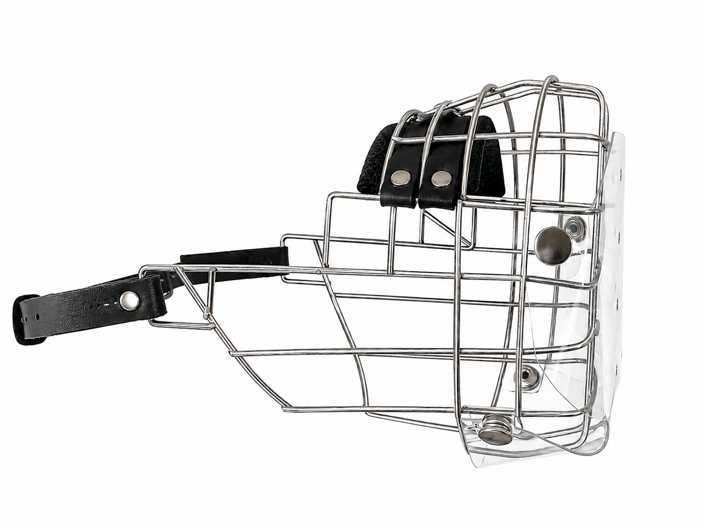 Cache anti-glouton pour CHOPO Boxer mâle acier gris