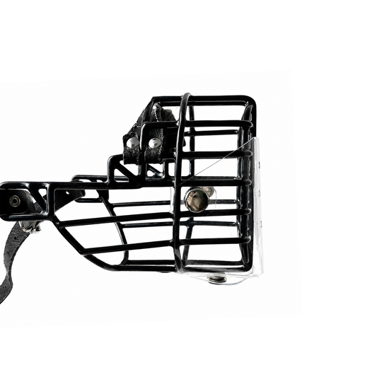 Cache anti-glouton pour CHOPO Fox Terrier/Cocker Spaniel femelle noir