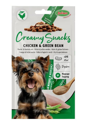Creamy Snacks - Poulet/Haricots verts 4x15gr