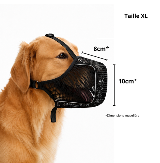 Muselière en maille respirante XL