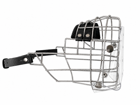 Cache anti-glouton pour CHOPO Boxer mâle acier gris