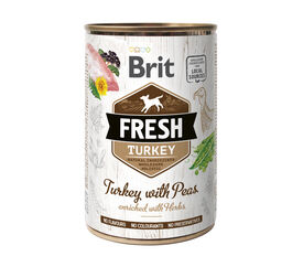 BRIT Pâtée dinde et pois 400gr