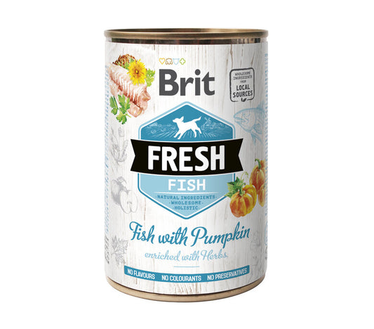BRIT Pâtée poisson et courge 400gr