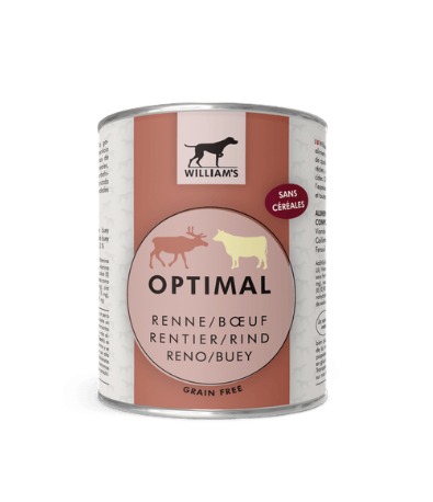 WILLIAM'S Pâté au renne et bœuf 800gr