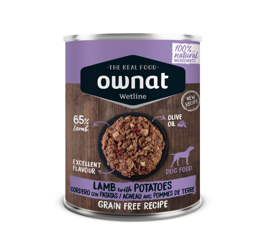 OWNAT Pâté à l'agneau et pommes de terre 400gr