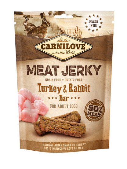 Carnilove Barre Protéinée Dinde Lapin 100g
