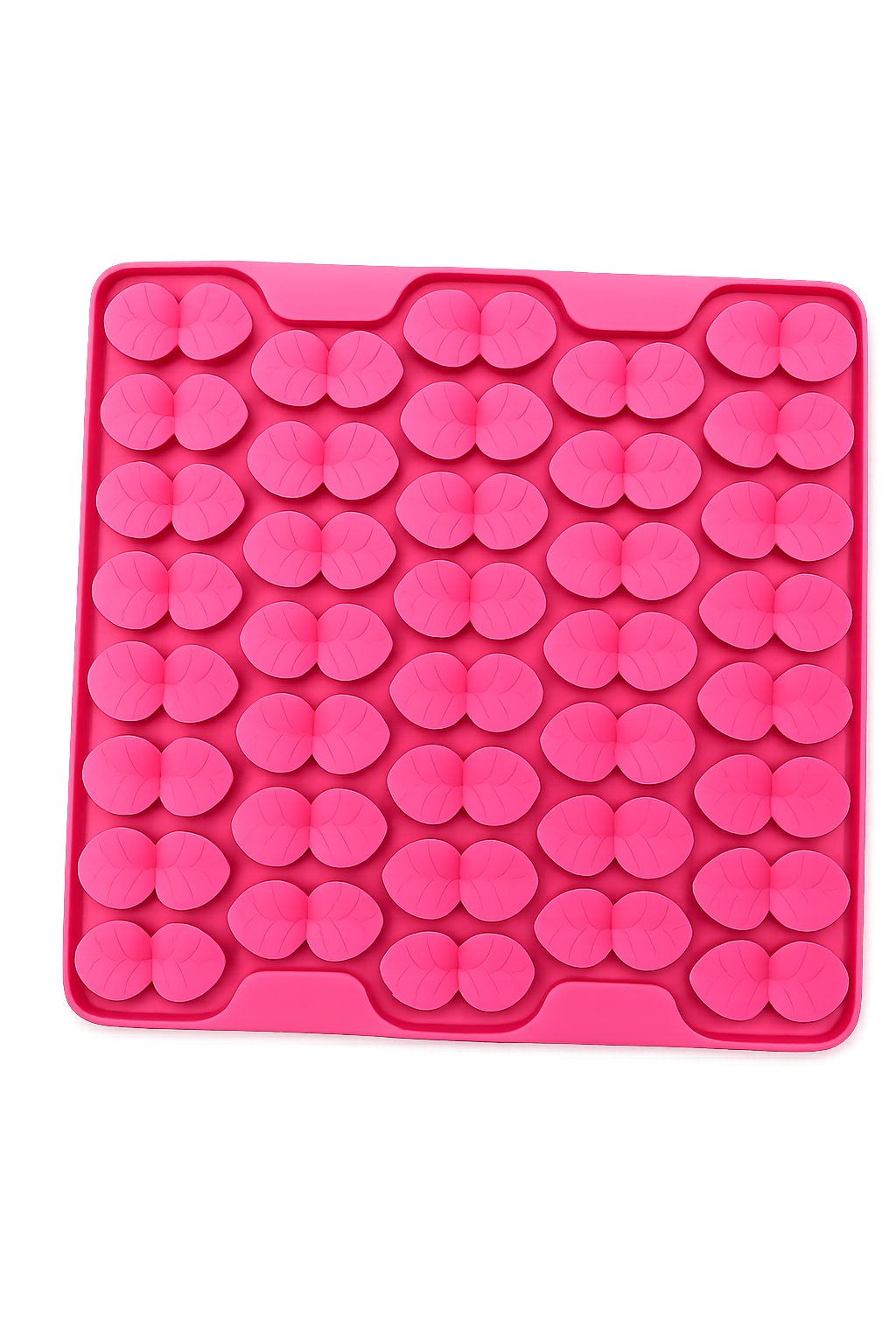 Tapis anti-glouton Feuille XL - Rose