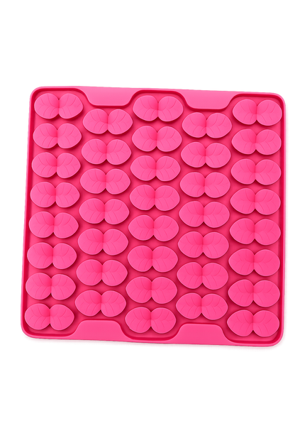 Tapis anti-glouton Feuille XL - Rose