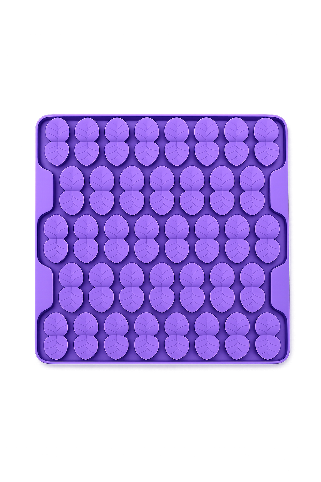 Tapis anti-glouton Feuille XL - Violet