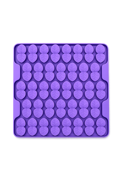 Tapis anti-glouton Feuille XL - Violet